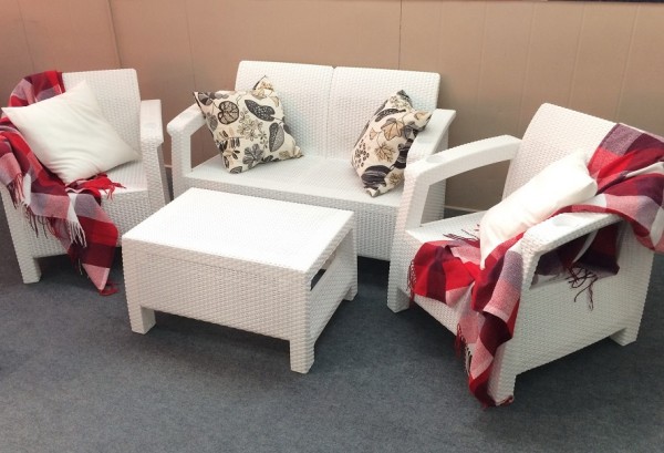 Комплект Yalta Terrace Set белый купить в Туймазах
