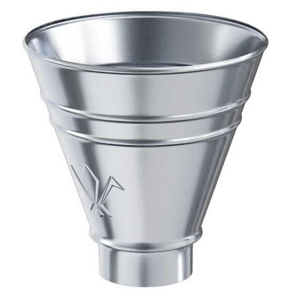 Водосток Aquasistem, Система 125x90 - Воронка водосборная круглая оцинковка купить в Туймазах