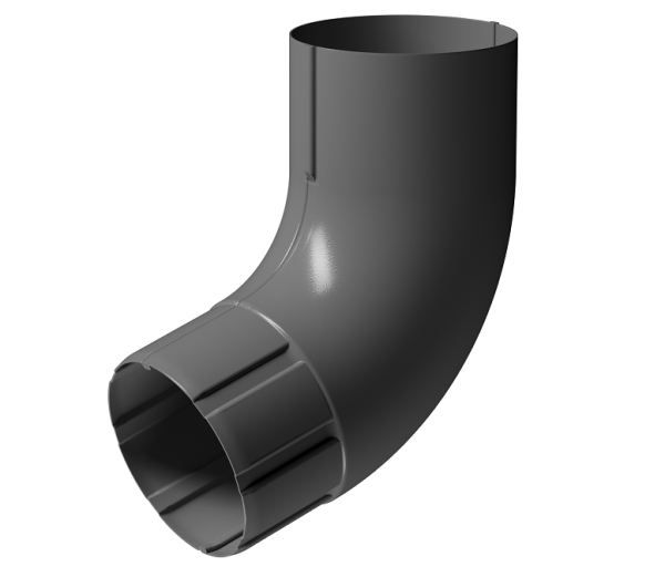 Колено 72° D90 Döcke STAL PREMIUM Графит, (RAL 7024) купить в Туймазах