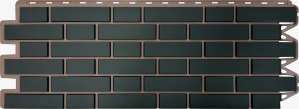 Фасадная панель Альта-Профиль, Кирпич Клинкерный, Графит купить в Туймазах