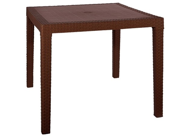 Стол квадратный FIJI Quatro Table Коричневый купить в Туймазах