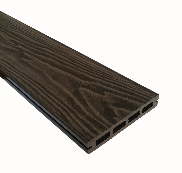 Террасная доска из ДПК Terrapol Смарт 3D Пустотелая с пазом Венге Соренто купить в Туймазах