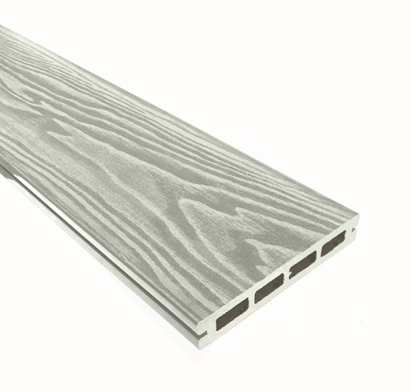 Террасная доска из ДПК Terrapol Смарт 3D Пустотелая с пазом Дуб беленый купить в Туймазах