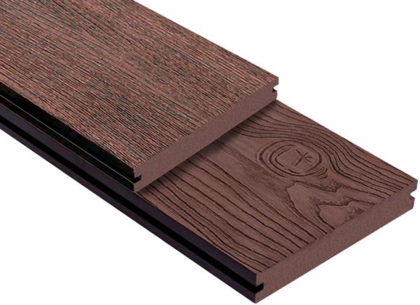 Террасная доска ДПК Outdoor 3D полнотелая STORM/OCEAN BROWN коричневая микс купить в Туймазах