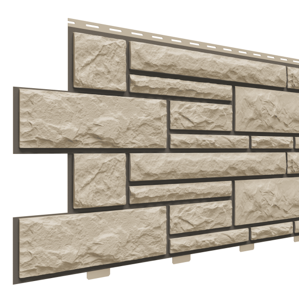 Фасадная панель Доломит, Брусчатка Доломит Сандал (2м) купить в Туймазах