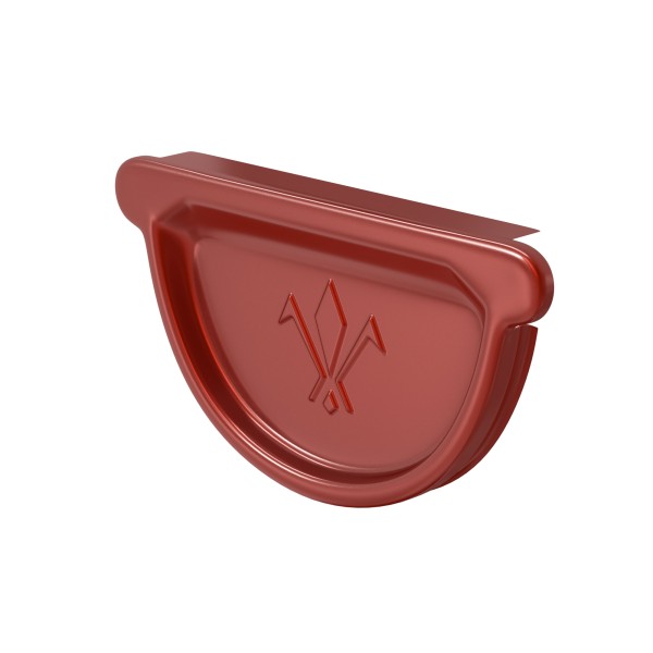 Водосток Aquasistem, система 125x90 - Заглушка универсальная с резиновым уплотнителем RR 29 Бургундский купить в Туймазах