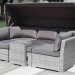 Диван-Трансформер AFINA плетеный из иск. ротанга AFM-320G Grey купить в Туймазах