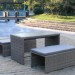 Диван-Трансформер AFINA плетеный из иск. ротанга S330G-W78 Grey купить в Туймазах