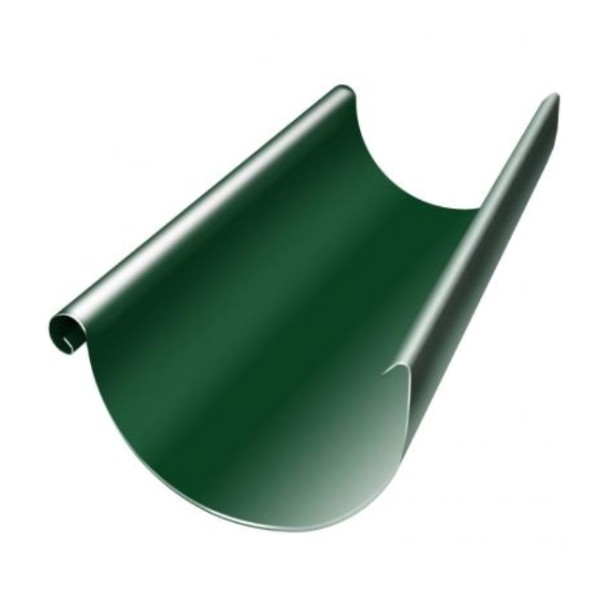 Водосток Grand Line 125x90 – Желоб 3м RAL 6005 купить в Туймазах