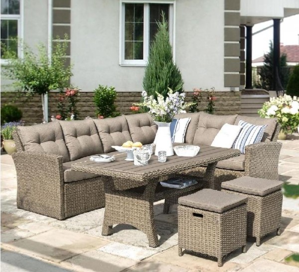 Комплект мебели AFINA плетеной из иск. ротанга AFM-307B Beige купить в Туймазах