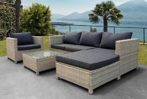 Комплект мебели AFINA плетеной из иск. ротанга YR821G Grey/Grey купить в Туймазах