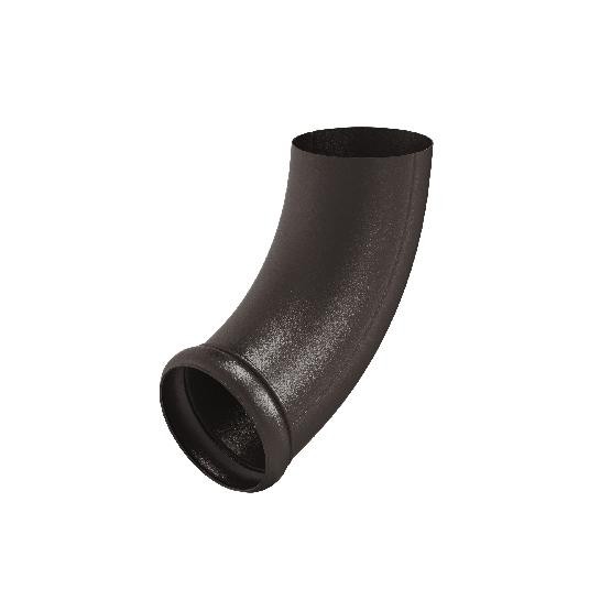 Водосток Aquasistem, Система 150/100 - Отвод трубы декорированный RR 32 Тёмно-коричневый matt купить в Туймазах