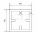 Столб SEQUOIA Evolution 3D WOOD BROWN купить в Туймазах