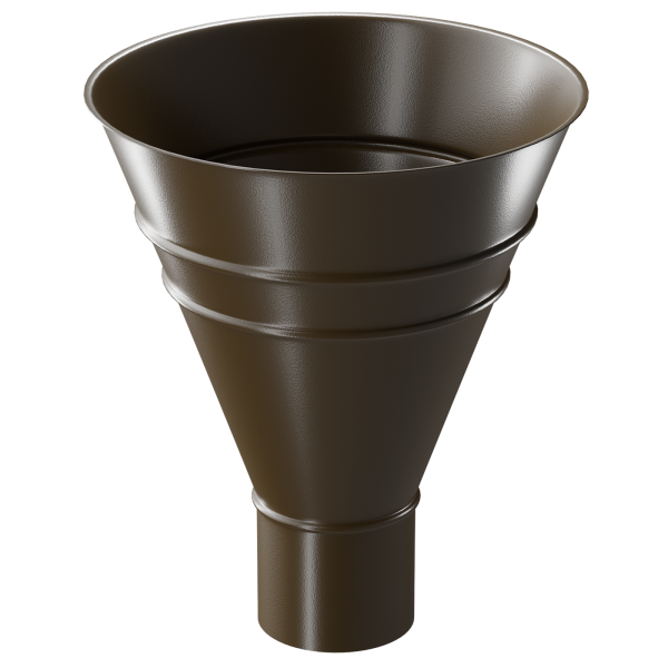 Воронка водосборная Döcke STAL PREMIUM, Каштан купить в Туймазах