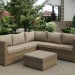 Комплект мебели AFINA плетеной из иск. ротанга YR825B Beige купить в Туймазах