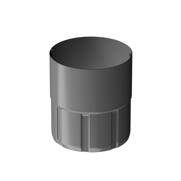 Муфта соединительная для водостока Döcke STAL PREMIUM, Графит купить в Туймазах