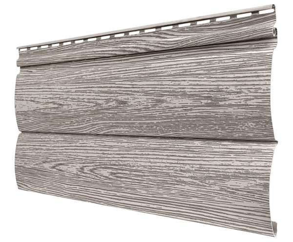 Виниловый сайдинг tecos, серия lux - оцилиндрованный брус двойной, - алтайская берёза купить в Туймазах