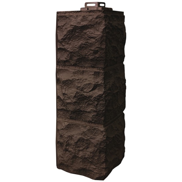 Угол Фасайдинг Серия «Доломит» Тёмно Коричневый купить в Туймазах