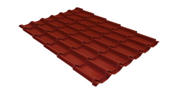 Металлочерепица классик GL 0,5 Velur20 RAL 3009 оксидно-красный купить в Туймазах