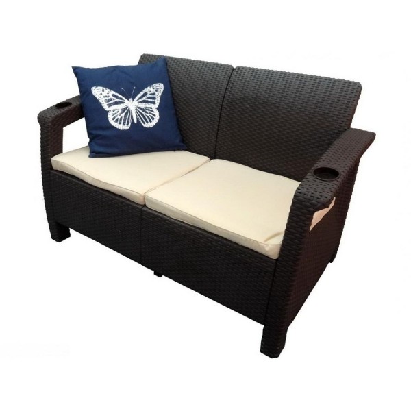 Двухместный диван Yalta Sofa Seаt венге купить в Туймазах