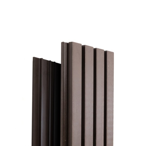 Фасадная доска Ecodecking Техно реечная 200х26х3000 Венге купить в Туймазах