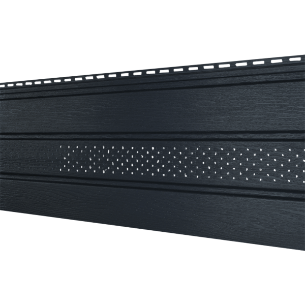 Софит Ю-Пласт Классический, перфорация по центру графит купить в Туймазах