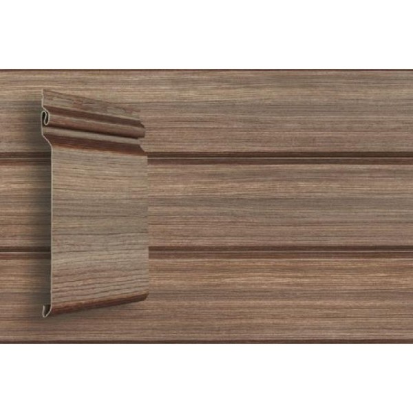Виниловый сайдинг Grand Line Natural-Брус Tundra - Кедр купить в Туймазах