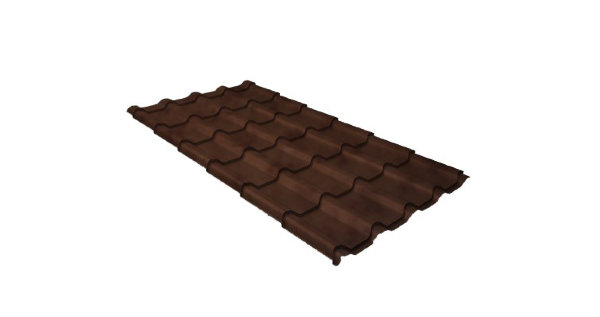 Металлочерепица камея GL 0,5 Safari Twincolor Brown купить в Туймазах