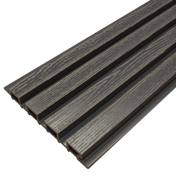 Фасадная доска из ДПК Faynag Wood Рейка Мокрый Асфальт купить в Туймазах