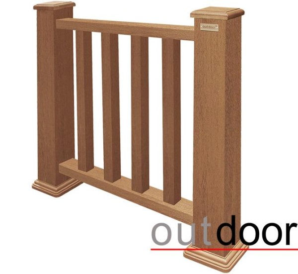 Ограждение из ДПК Outdoor Классик 3D STORM дуб купить в Туймазах