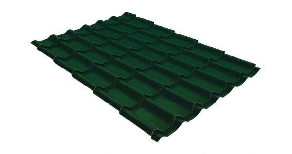 Металлочерепица классик 0,5 Satin RAL 6005 зеленый мох купить в Туймазах