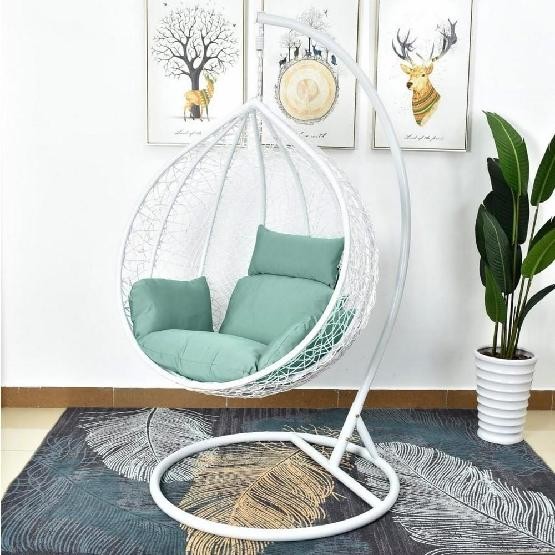 Кресло Подвесное из искусственного ротанга AFM-168A-L White/Green купить в Туймазах