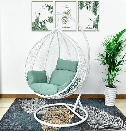 Кресло Подвесное из искусственного ротанга AFM-168A-XL White/Green купить в Туймазах
