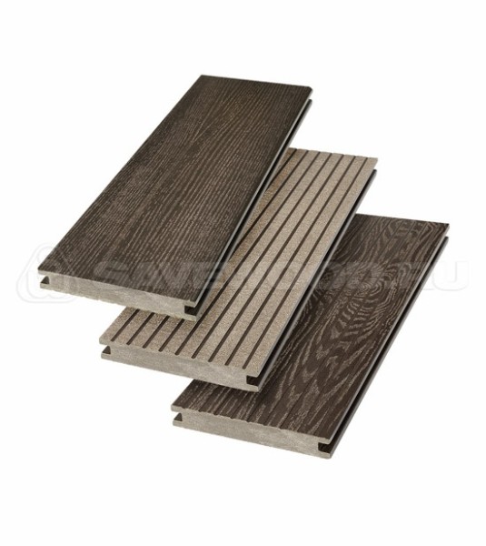 Террасная доска SW Fraxinus (R) полнотелая «SaveWood» Темно-коричневый купить в Туймазах