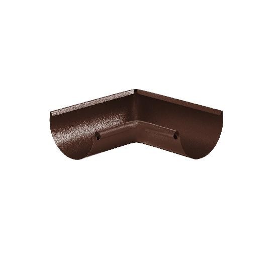 Водосток Aquasistem, Система 125x90 - Угол желоба, внутренний 90° RAL 8017 Коричневый matt купить в Туймазах