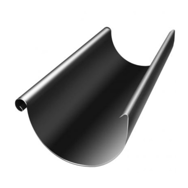 Водосток Grand Line 125x90 – Желоб 3м RAL 9005 купить в Туймазах