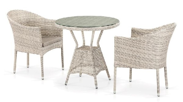 Комплект плетеной мебели AFINA из иск. ротанга T705ANT/Y350-W85 Latte 2Pcs купить в Туймазах