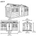 Сарай пластиковый LifeTime 15x8 DD купить в Туймазах