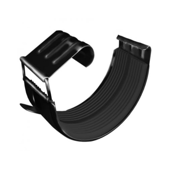 Водосток Grand Line 125x90 – Соединитель желоба RAL 9005 купить в Туймазах