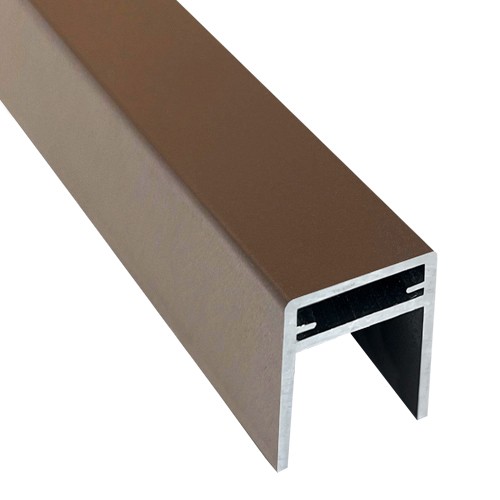 П-профиль Алюминиевый EasyDecking 35x25 Венге купить в Туймазах