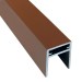 П-профиль Алюминиевый EasyDecking 35x25 Коричневый купить в Туймазах