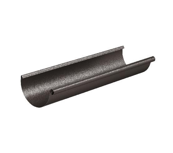 Водосток Aquasistem, Система 125/90 - Желоб водосточный 3 метра RR 32 Тёмно-коричневый matt купить в Туймазах