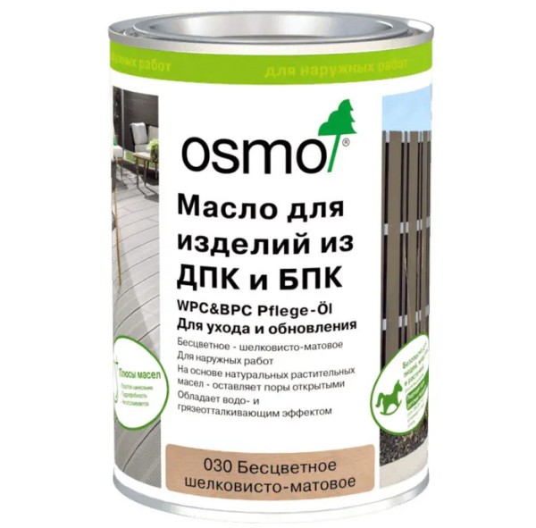 Масло для ДПК (OSMO) Бесцветное купить в Туймазах