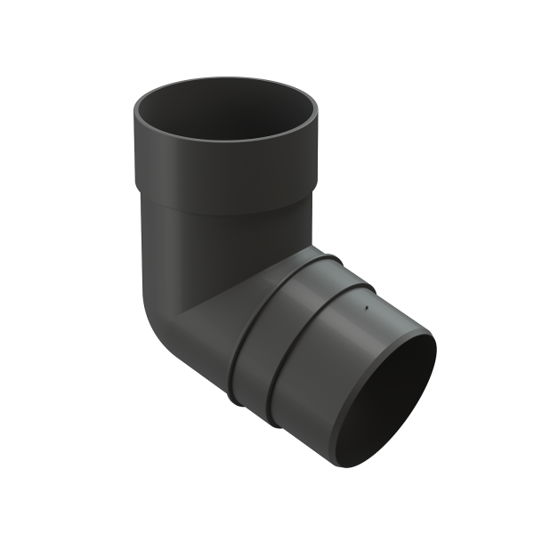 Колено 72˚ для водосточной трубы Docke Premium Графит купить в Туймазах