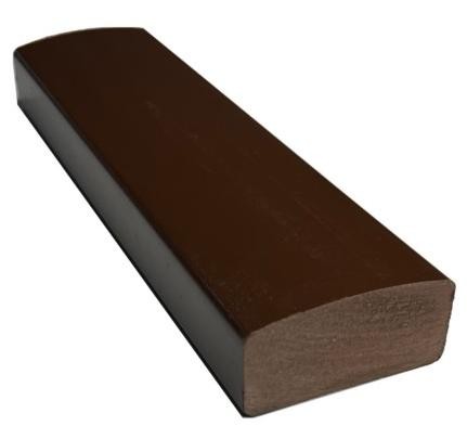 Лавочный брус Ecodecking Некст полнотелый глянцевый 70х35 шоколад купить в Туймазах
