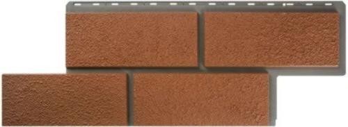 Фасадная панель Альта-Профиль Неаполитанский камень - Терракотовый купить в Туймазах