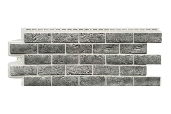 Фасадная панель Grand Line Состаренный кирпич Элит гранит, ШОВ белый купить в Туймазах