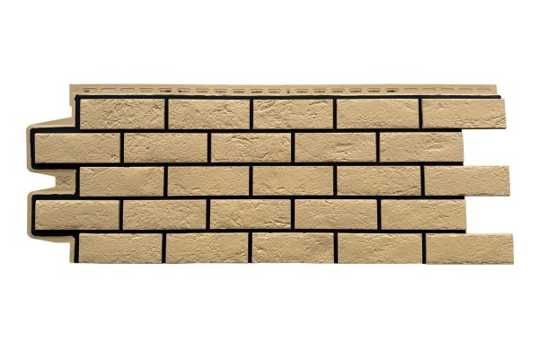 ФП Grand Line состаренный кирпич премиум Песочный (шов RAL 9005) купить в Туймазах