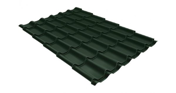 Металлочерепица классик 0,5 Satin RR 11 темно-зеленый купить в Туймазах
